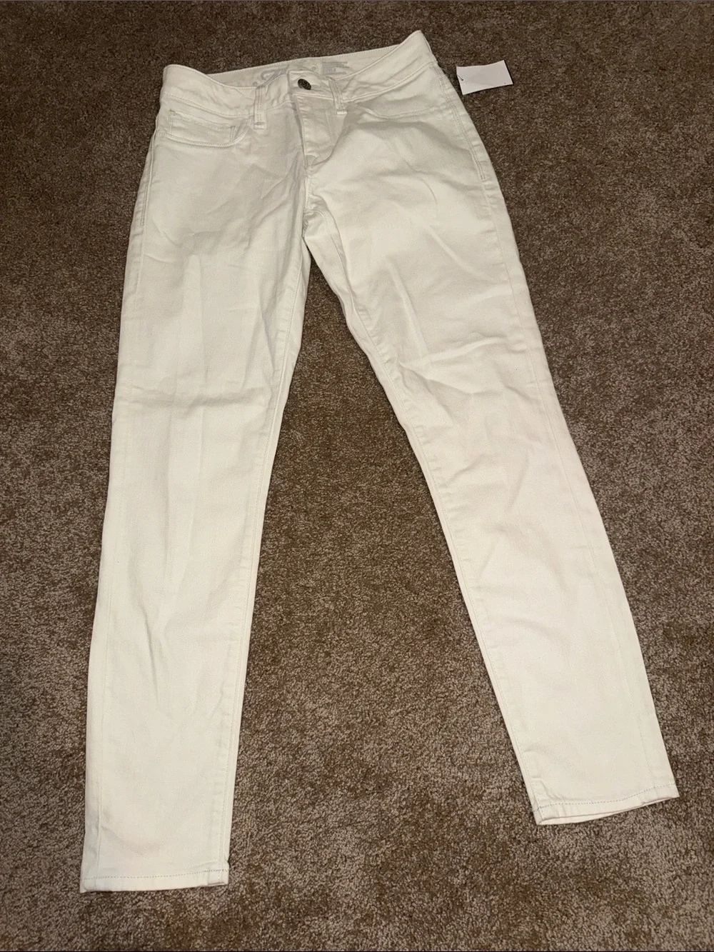 Mavi White Alexa Mid Rise Skinny Ankle Jeans - size 26 NWT. B12